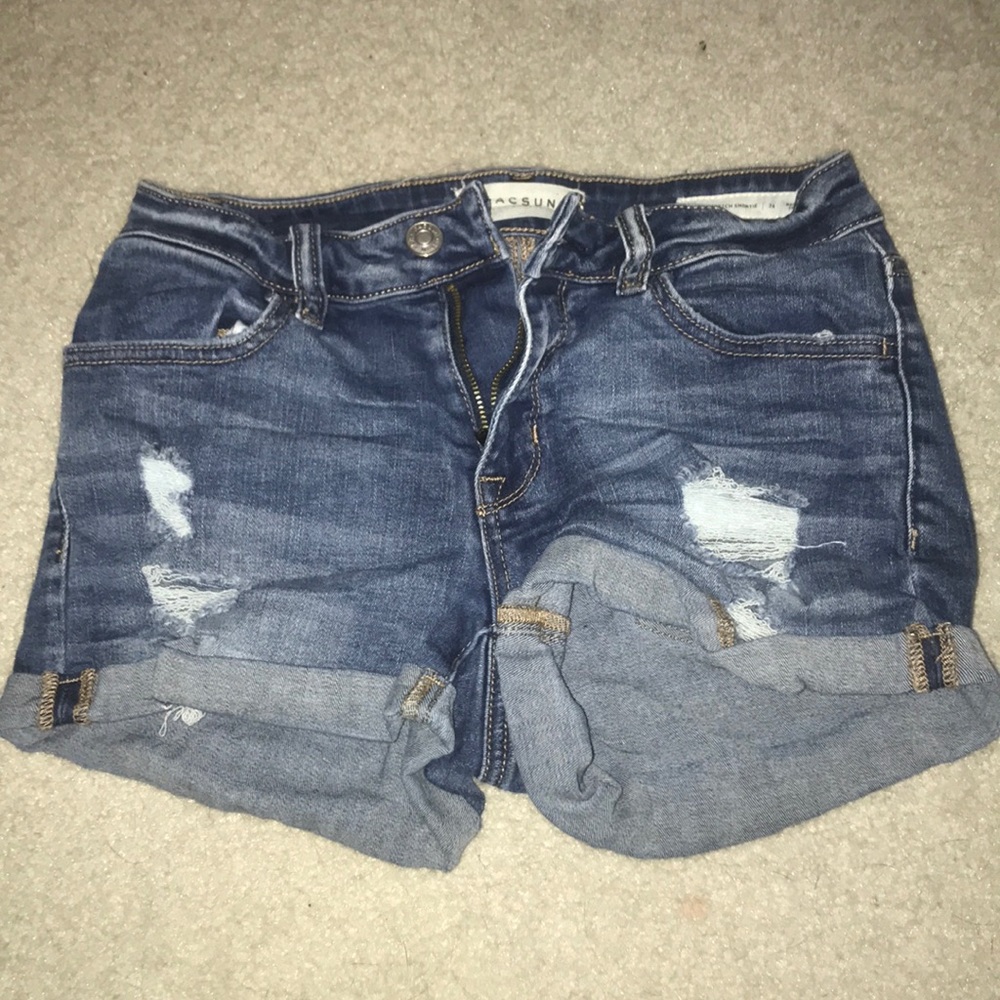 Pacsun Ripped Jean Shorts